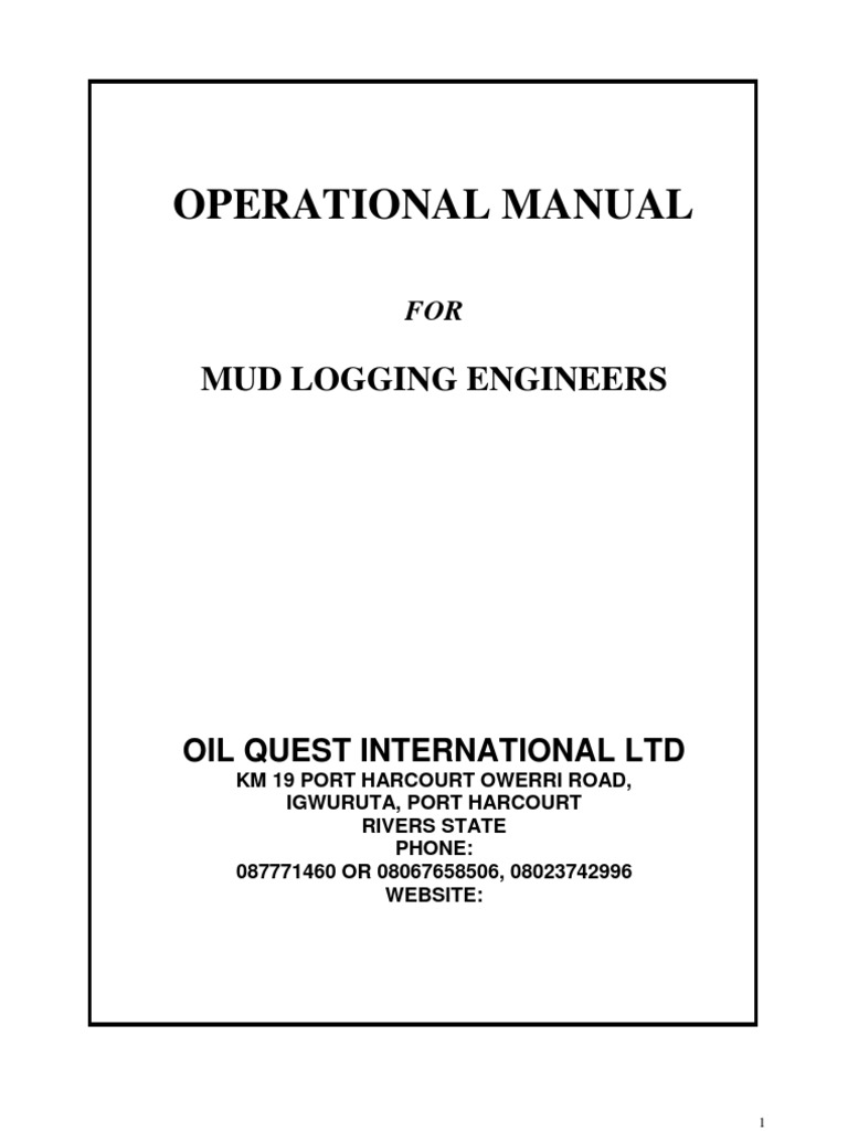 Mud Logging | PDF | Science | Geology