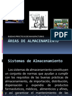 Areas de Almacenamiento