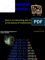 beauty of maths