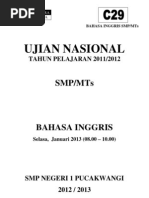 Download Soal UN B Inggris Prediksi by Budiyono Slamet SN119297725 doc pdf