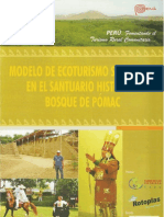 Brochure Proyecto Modelo de Ecoturismo