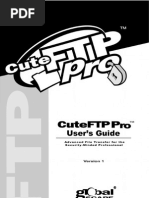 Cute FTP Manual