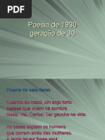 Modernismo Poesia De1930