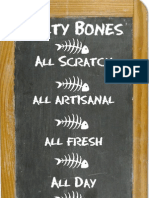 Salty Bones Menu