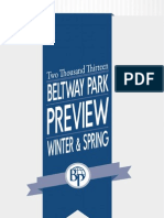 Beltway Park Winter & Spring Preview 2013