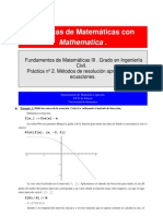 Bisección y Newton Con Mathematica