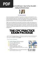 Download Practice Test For CPC Exam  How To Pass The AAPC Coding Certification Exam by Katherine Dawson SN119338224 doc pdf
