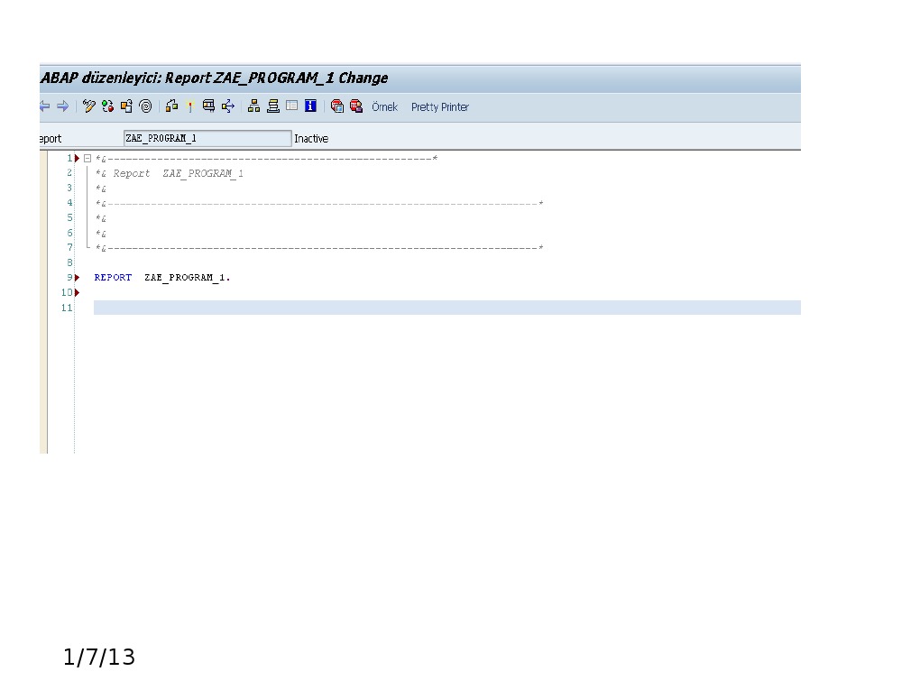 SAP Data Declaration Examples | PDF | Computers