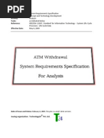 Download SRS of ATM by Zulfiquar Hadi SN11934168 doc pdf