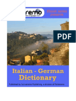 Parleremo Italian-German German-Italian Dictionary 1ed