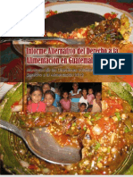 Informe Alternativo Del Derecho A La Alimentación en Guatemala: Monitoreo de Las Directrices Voluntarias para El Derecho A La Alimentación 2012