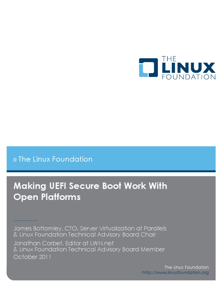 Secure Boot | PDF