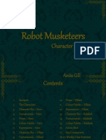 Robot Musketeers: Character Bible