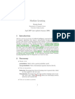 Machine Learning Taxonomy