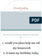 Proofreading 2