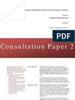 Consultation Paper 2: Measuring Financial Performance in Public Sector Financial Statements