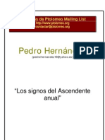 Pedro Hernandez Lossignosdelascendenteanual