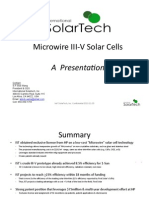 Int'l SolarTech Presentation 2010-11-05