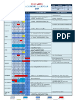 2013 TENTATIVE Academic Calendar of Maldives