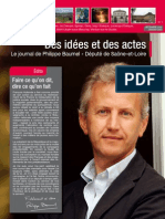 Des Idées Et Des Actes-Journal de Philippe BAUMEL-Député de Saone Et Loire