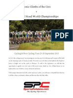 World Championships Tour Summary 23-30 Sep 2013