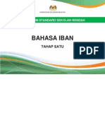 Dokumen Standard Bahasa Iban Tahap 1 (Tahun 1, 2 Dan 3)