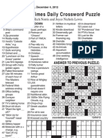 Los Angeles Times Daily Crossword Puzzle: Edited by Rich Norris and Joyce Nichols Lewis
