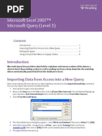 Ms Query 2007