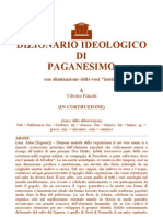 Dizionario ideologico di paganesimo