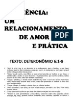 OBEDIÊNCIA UM RELACIONAMENTO DE AMOR E PRÁTICA