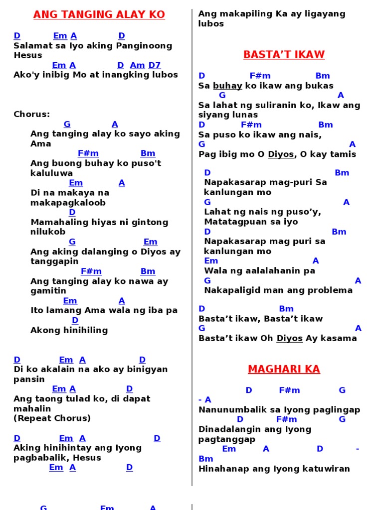 Salamat Sa Iyo Aking Panginoon Lyrics - misia panginoon