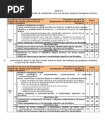 grelha de correcção