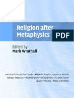 Religion After Metaphysics - Wrathall, Mark (Ed.)
