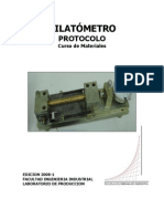 PROTOCOLO DILATOMETRO