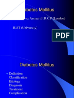 Diabetes Mellitus: Prof Fawaz Ammari F.R.C.P (London)