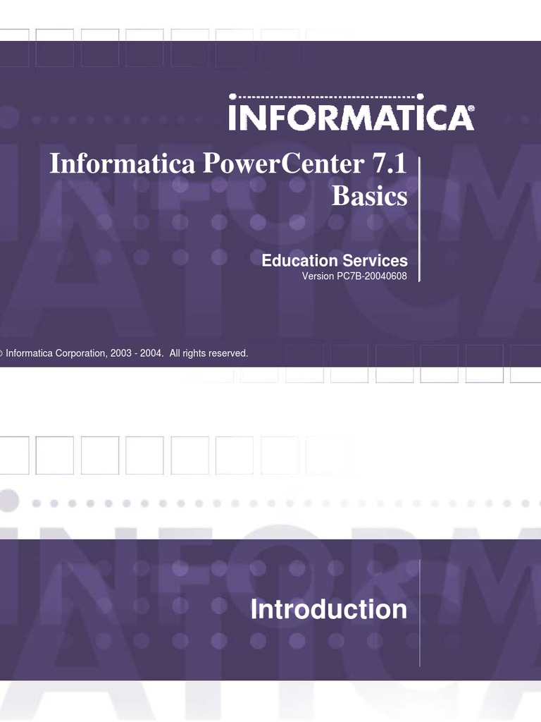 Informatica Training Basic | PDF