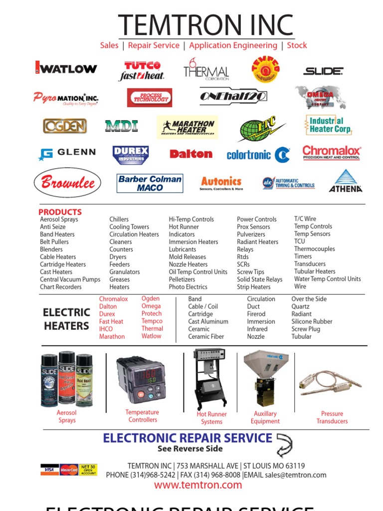 Temtron Product Offerings Overview | PDF | Programmable Logic ...