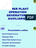 POWER PLANT GENERATOR OPERATION & AUXILIARIES