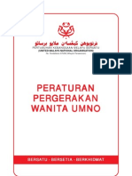 Peraturan Pergerakan Wanita Umno