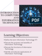 Lecture 1 Introduction - To Computers