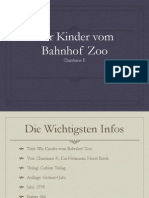 Wir Kinder Vom Bahnhof Zoo Projekt