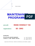 Maintenance Programme: Cessna F 152 S5 - DMG