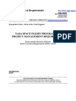 NASA Space Flight Program and Project Management Requirements, NM 7120-81