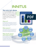 Tinnitus Information Sheet 2012