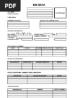 Simple Biodata Format