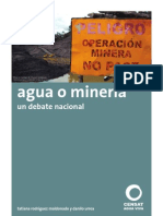 Agua o Mineria, un debate nacional.