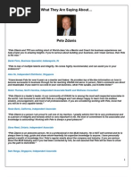 Download Testimonials for USANA Star Diamond Director Pete Zdanis by Pete Zdanis SN119522182 doc pdf