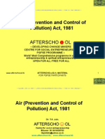 Air (Prevention of Pollution) Act