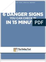 6 Danger Signs You Check in 15 Minutes