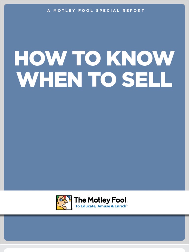 How To Know When To Sell | PDF | Stocks | Investor